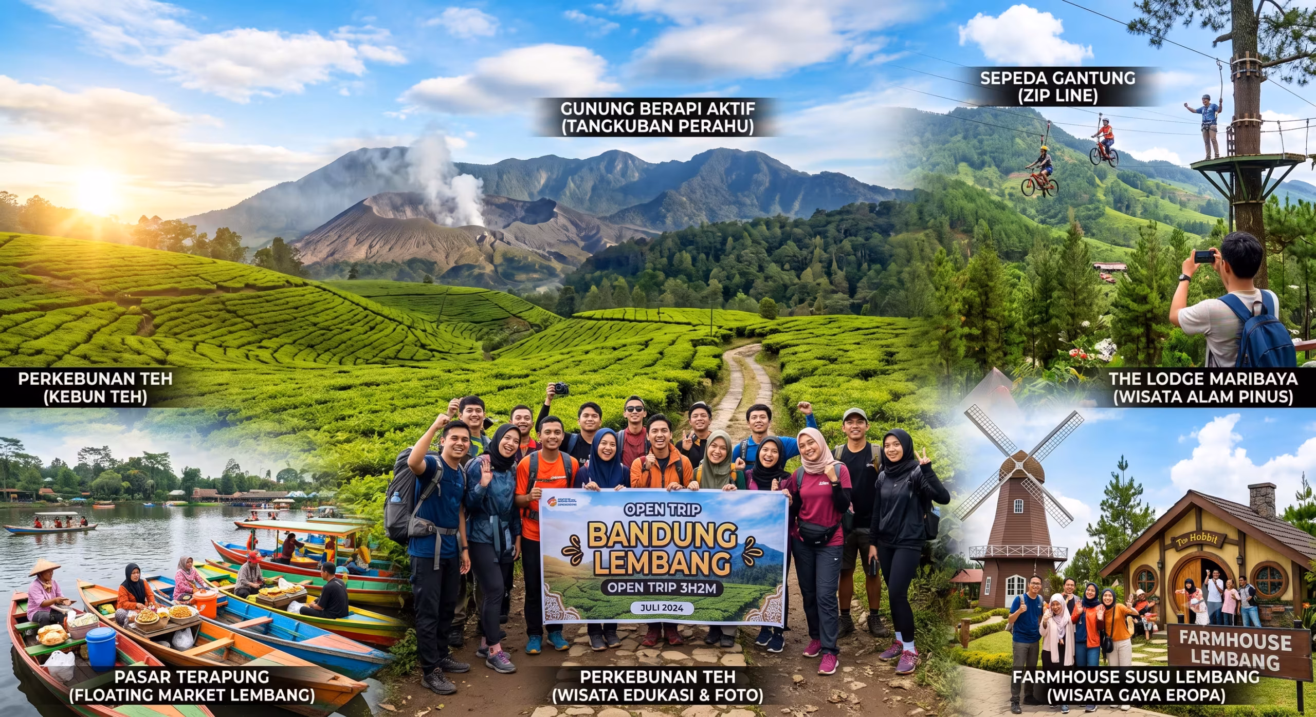 Open Trip Bandung Lembang 3H2M