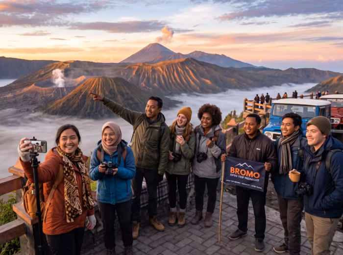 Open Trip Bromo Midnight