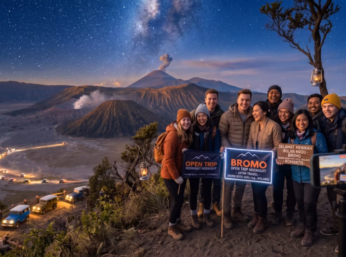 Open Trip Bromo Midnight