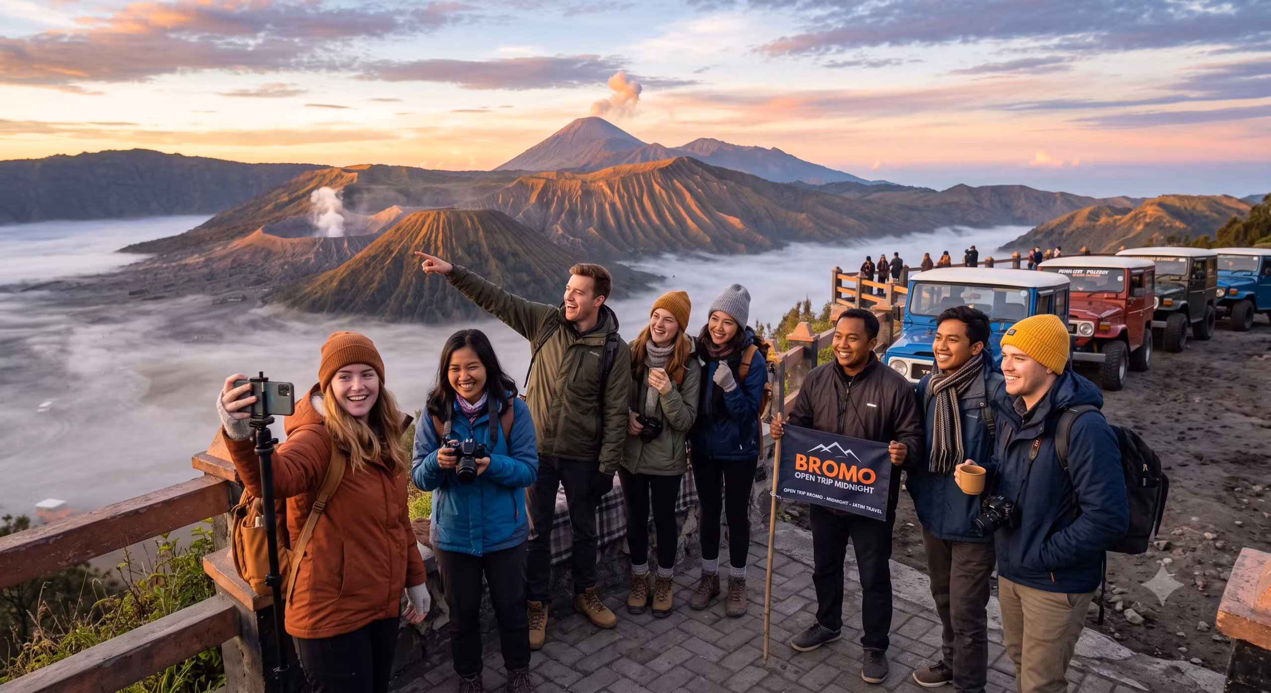 Open Trip Bromo Midnight
