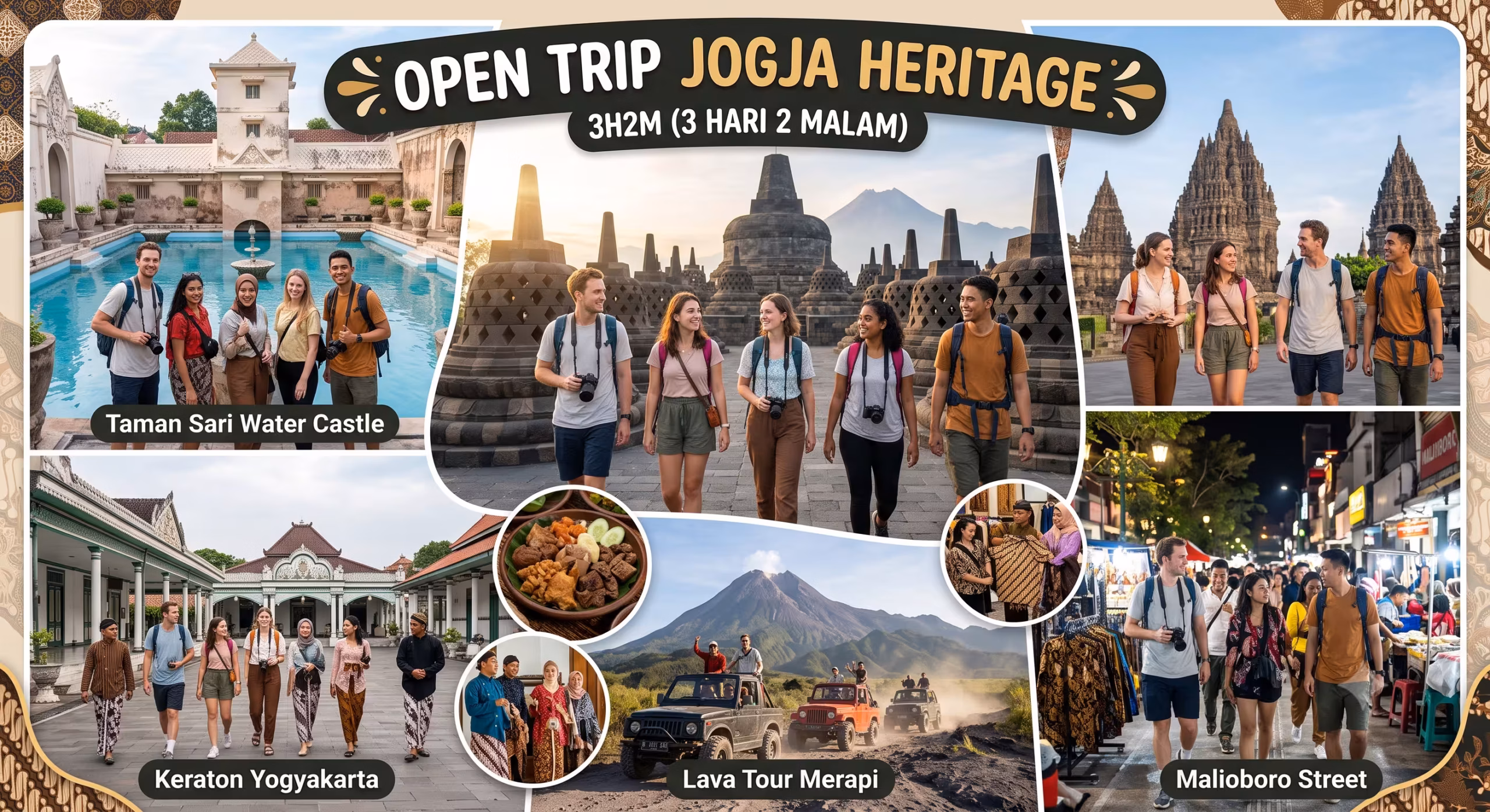 Open Trip Jogja Heritage 3H2M